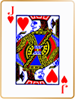 Jack of hearts card