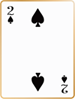 Carte deux de pique